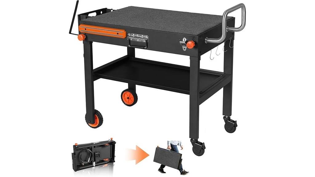 portable stand for blackstone