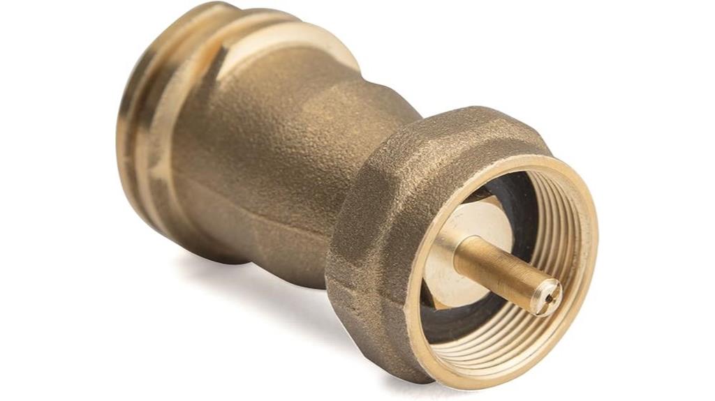 propane tank adapter brass
