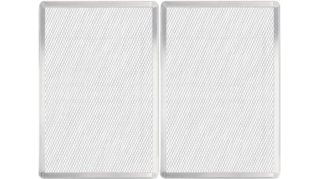 rectangular aluminum pizza pans