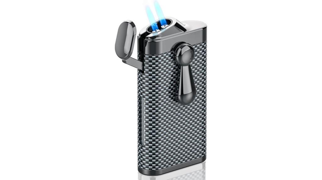 refillable double jet flame