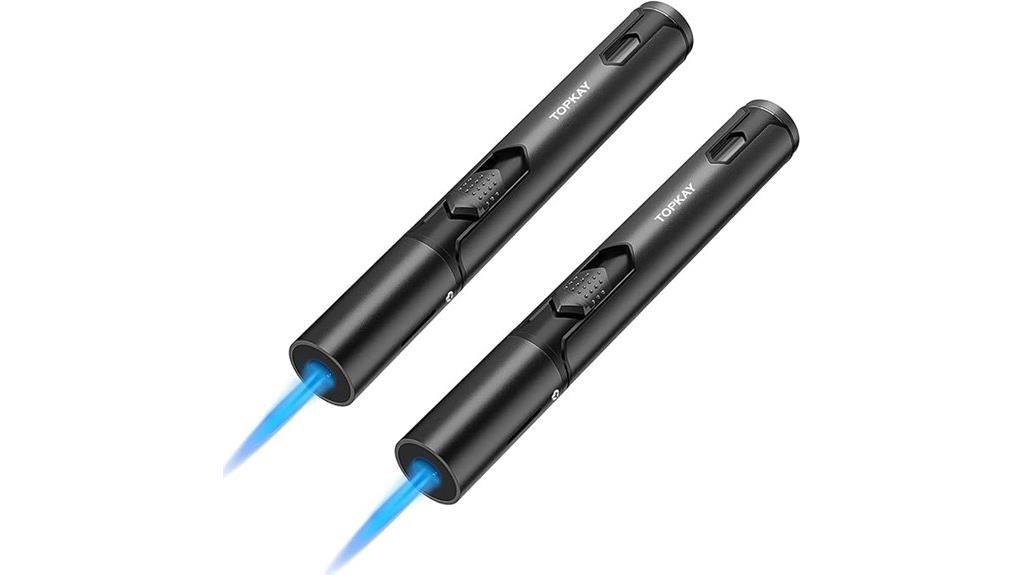 refillable wind resistant torch lighters