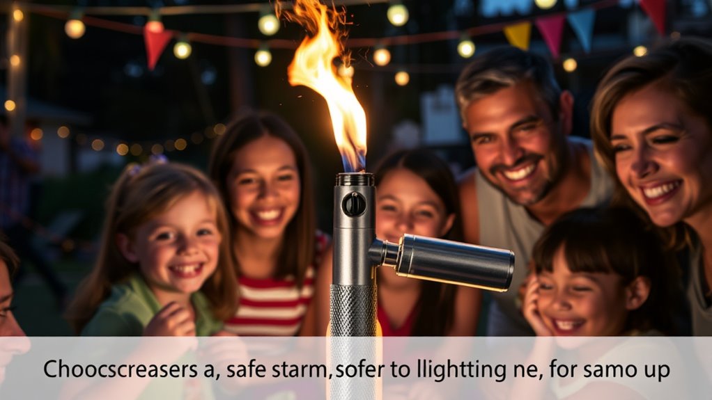 safe customizable party torch