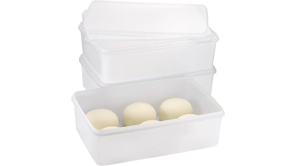 set of three proofing boxes