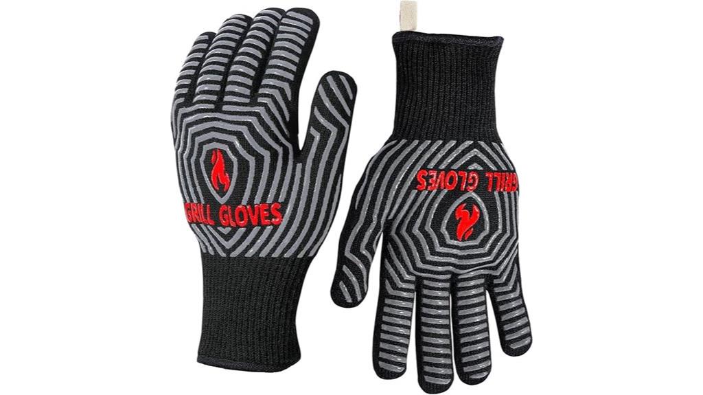 silicone non slip oven gloves
