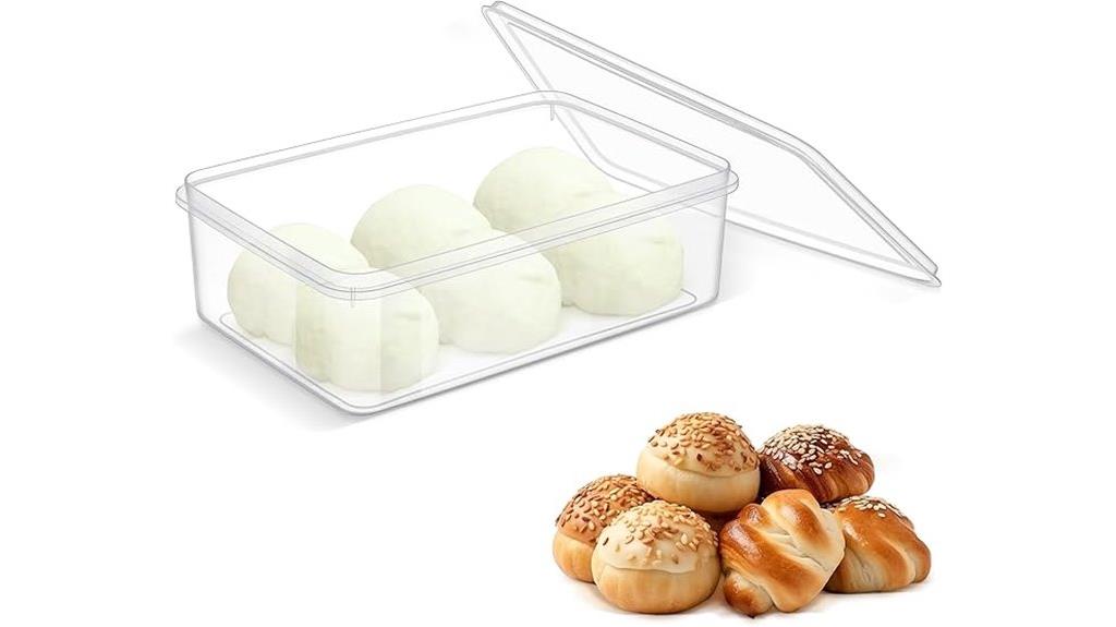 six pack dough proofing containers