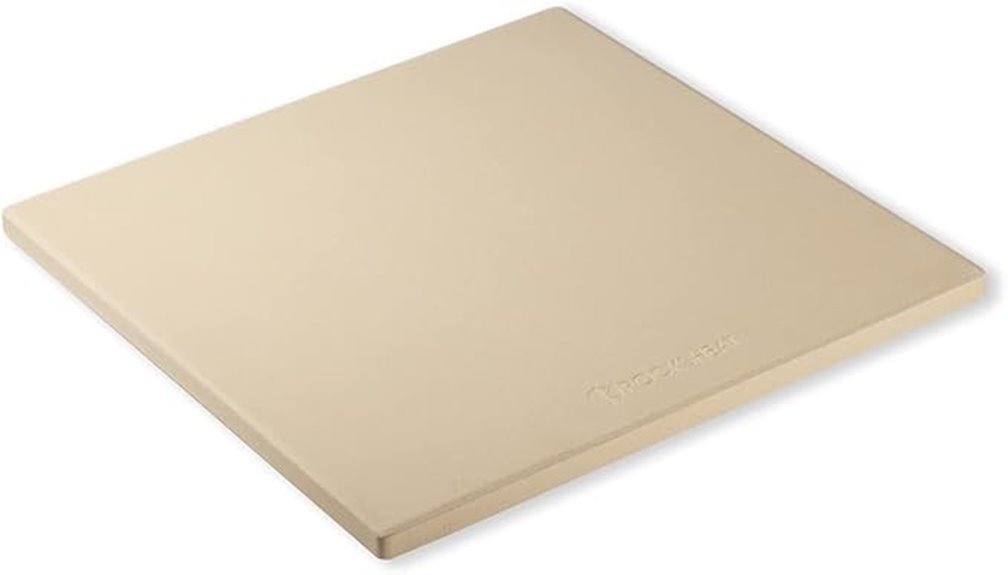 square cordierite pizza stone