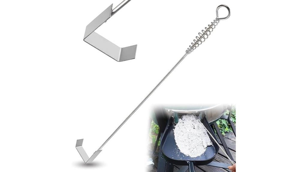 stainless steel ash cleaning tool