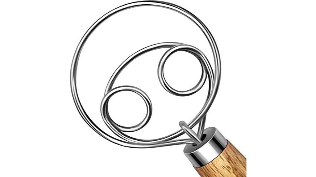 stainless steel bread dough hook