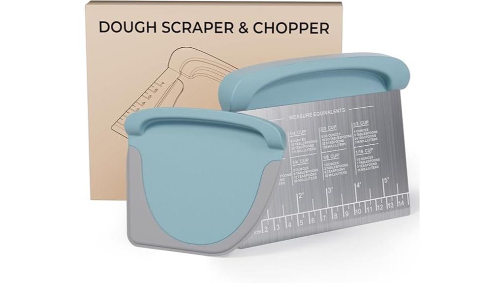 stainless steel dough scraper