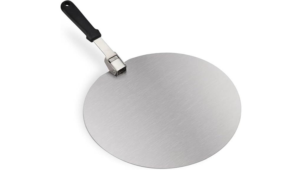 stainless steel folding pizza peel