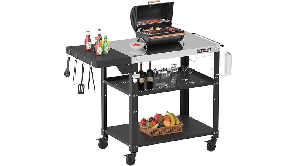 stainless steel grill table