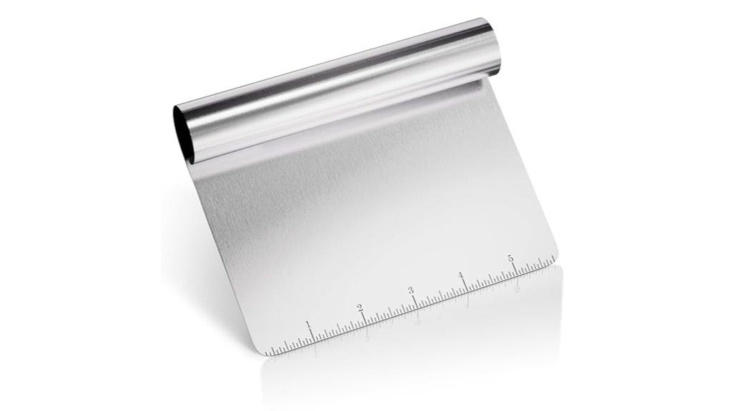 stainless steel kitchen scraper