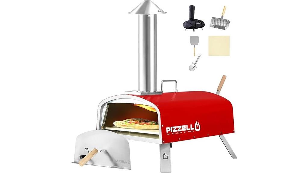 stainless steel outdoor pizza oven