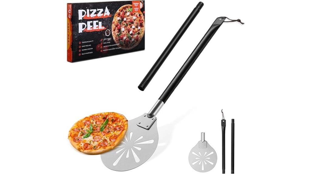 stainless steel pizza paddle