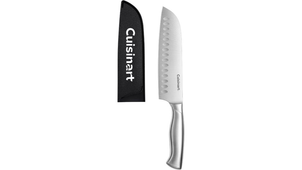stainless steel santoku knife