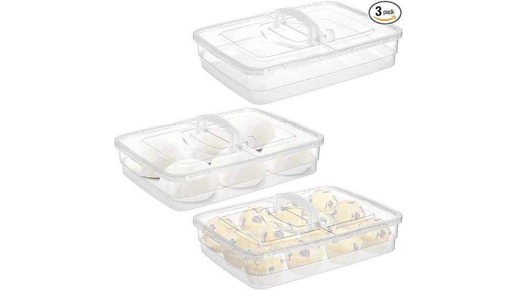 three pack dough proofing boxes
