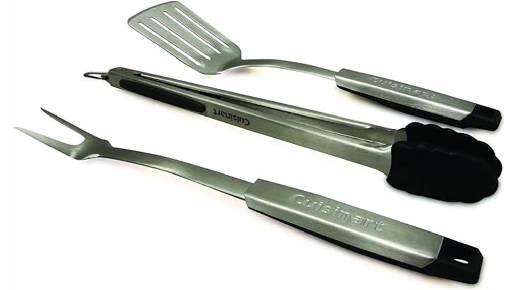 three piece grill tool set