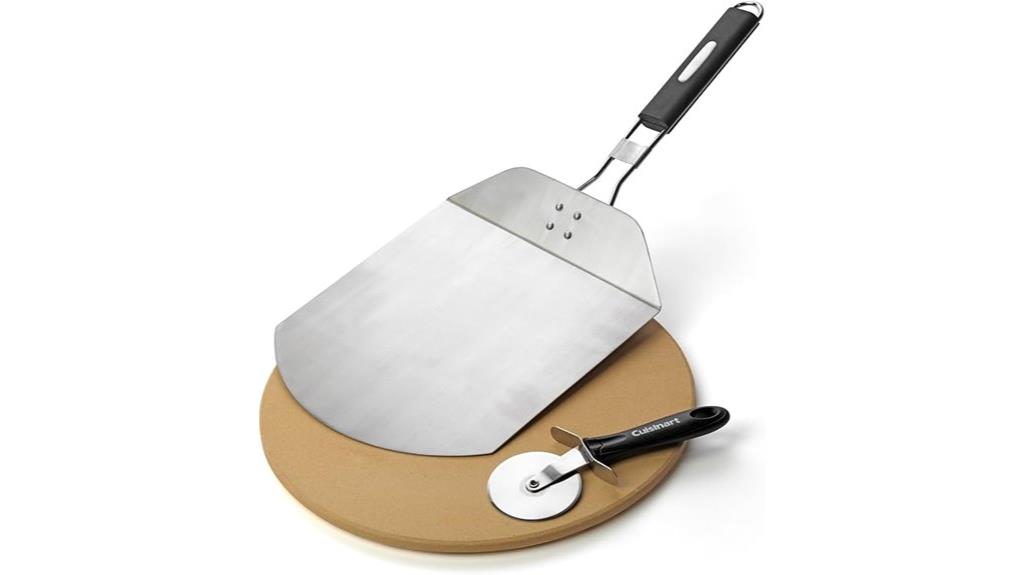 three piece pizza grilling set