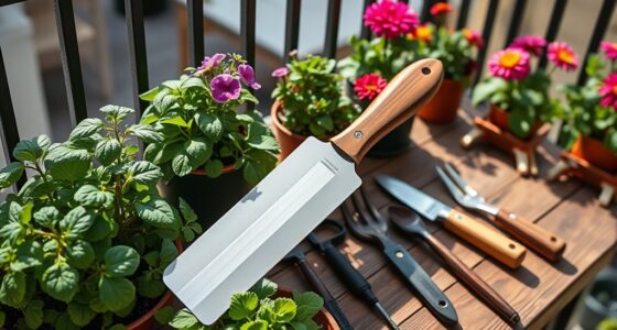 top balcony garden bench scrapers