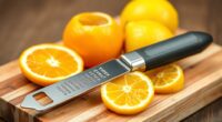 top double handle citrus zesters