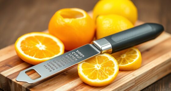 top double handle citrus zesters