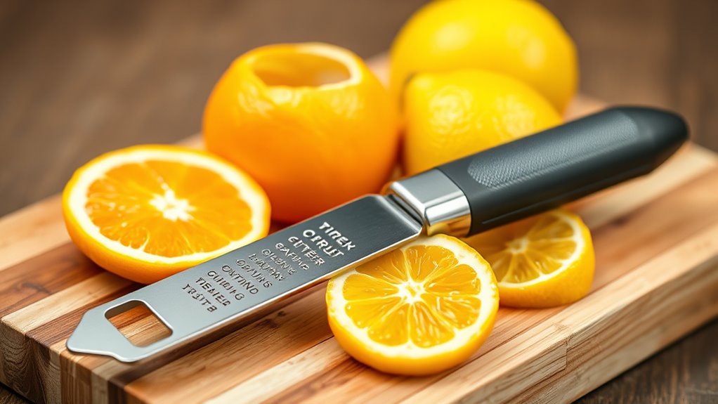 top double handle citrus zesters
