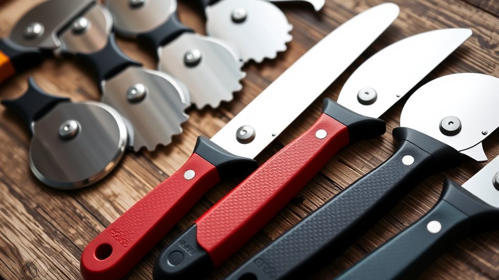 top double handle pizza cutters