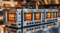 top double handle pizza ovens