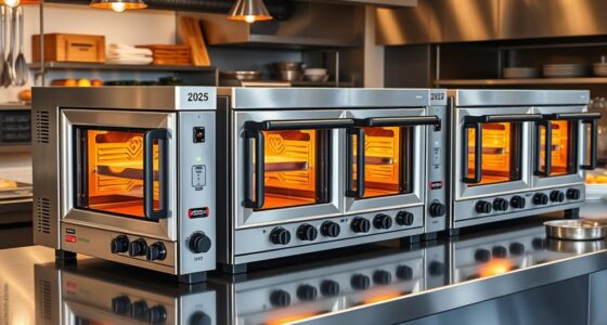 top double handle pizza ovens