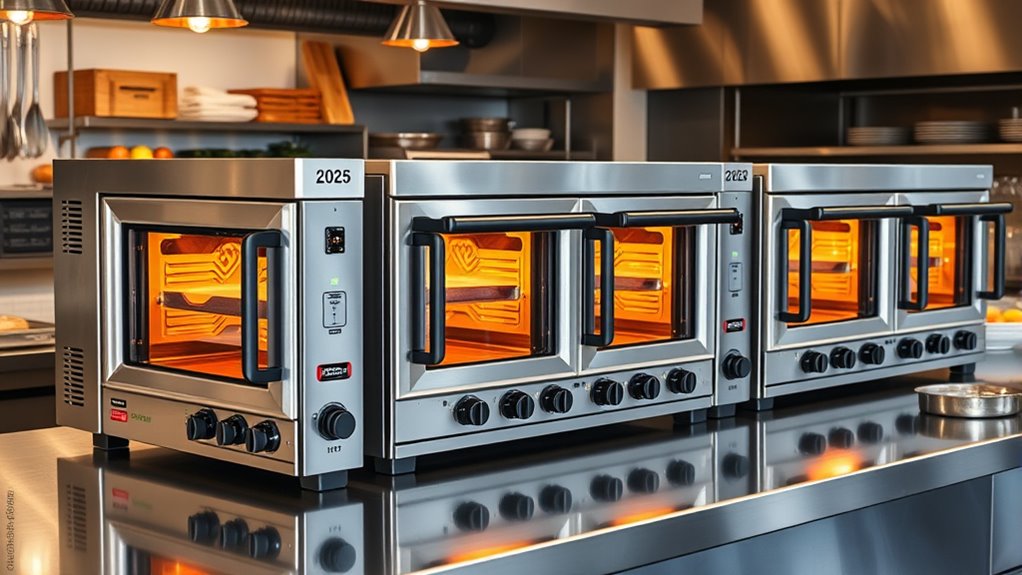 top double handle pizza ovens