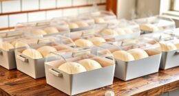 top double handle proofing boxes