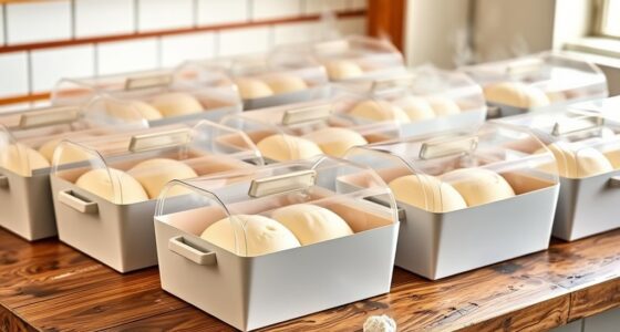 top double handle proofing boxes