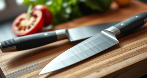 top double handle rocker knives