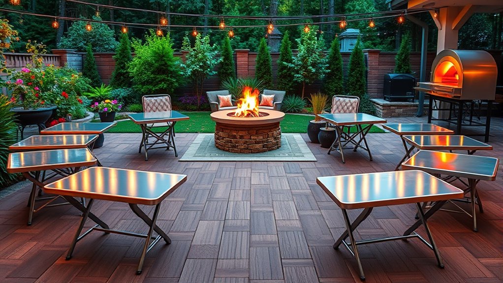 top foldable pizza tables