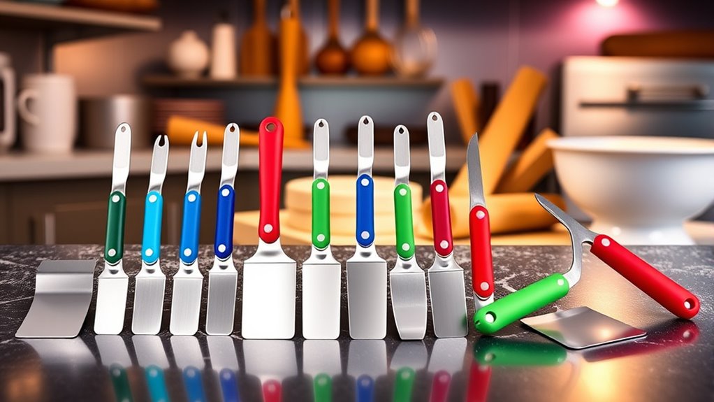 top folding baking bench scrapers