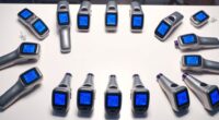 top folding infrared thermometers