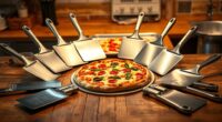 top folding pizza peels