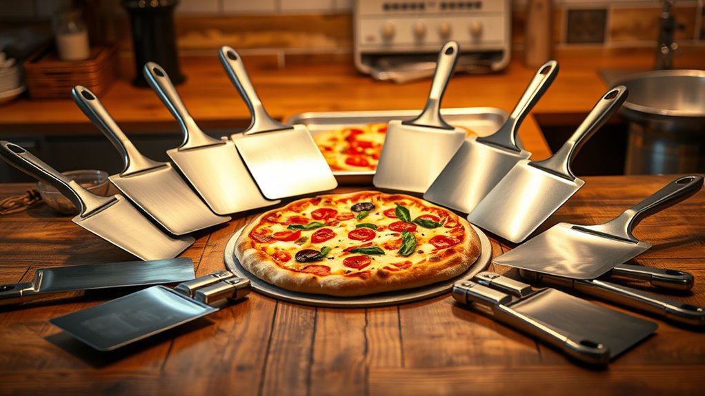 top folding pizza peels