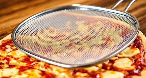 top folding pizza screens