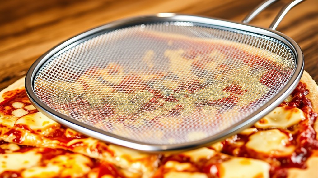 top folding pizza screens