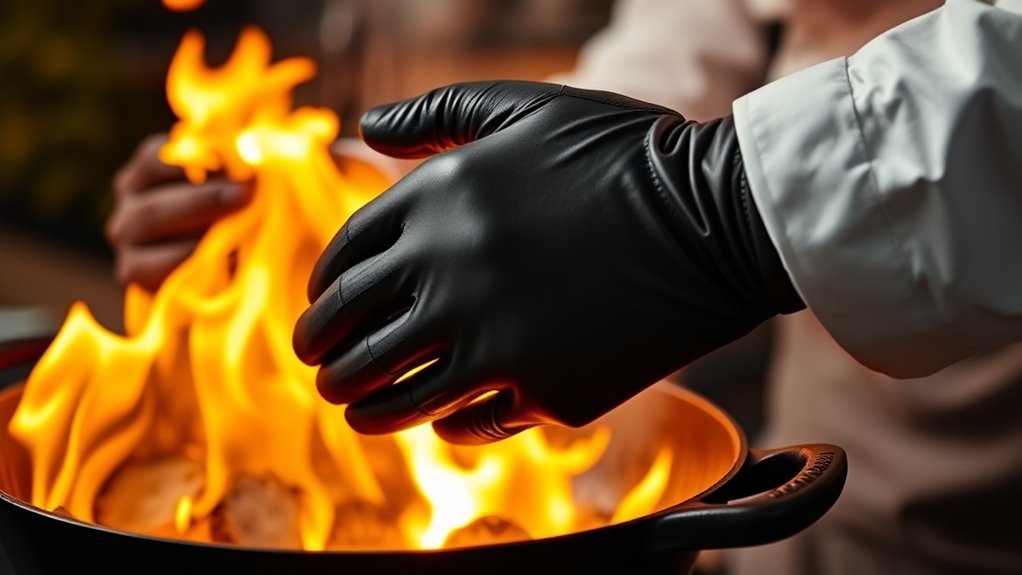 top high heat cooking gloves