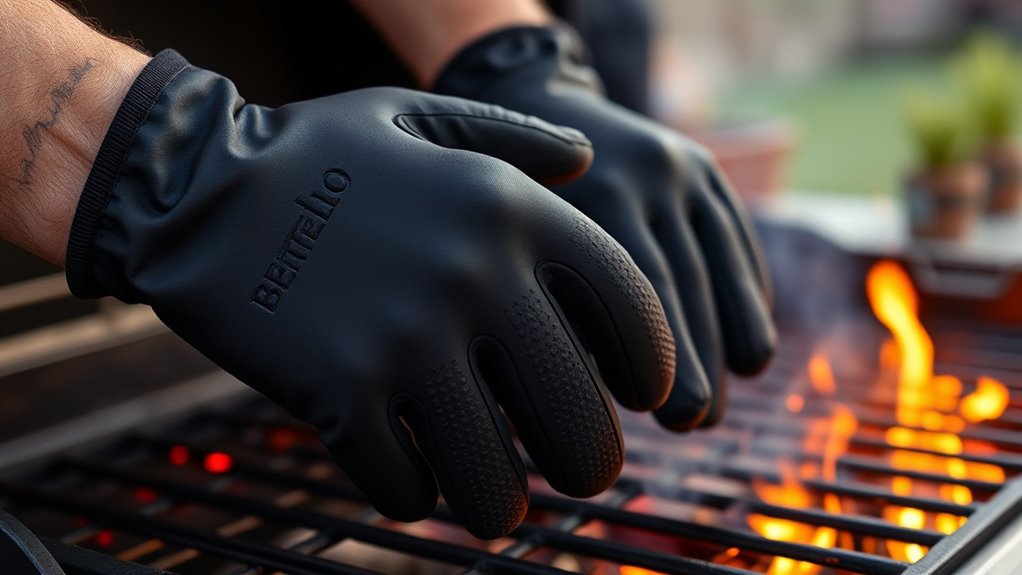 top high heat grill gloves