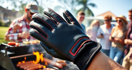 top high heat tailgating gloves