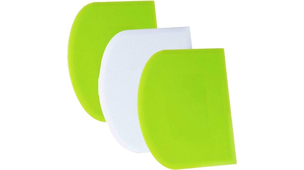 triple pack green scrapers