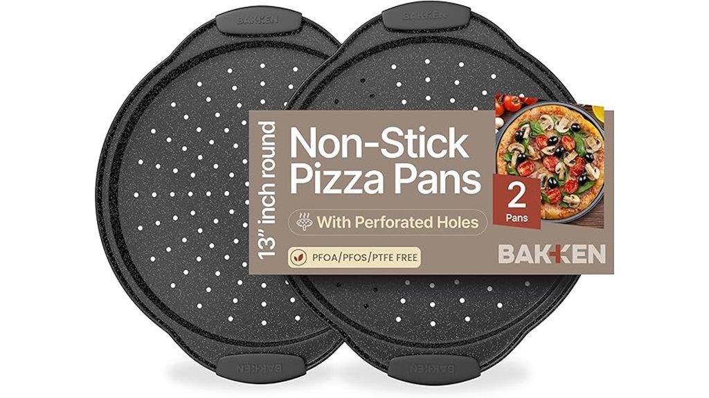 two pack bakken pizza pans