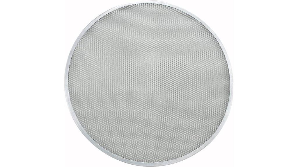 winco aluminum pizza screen