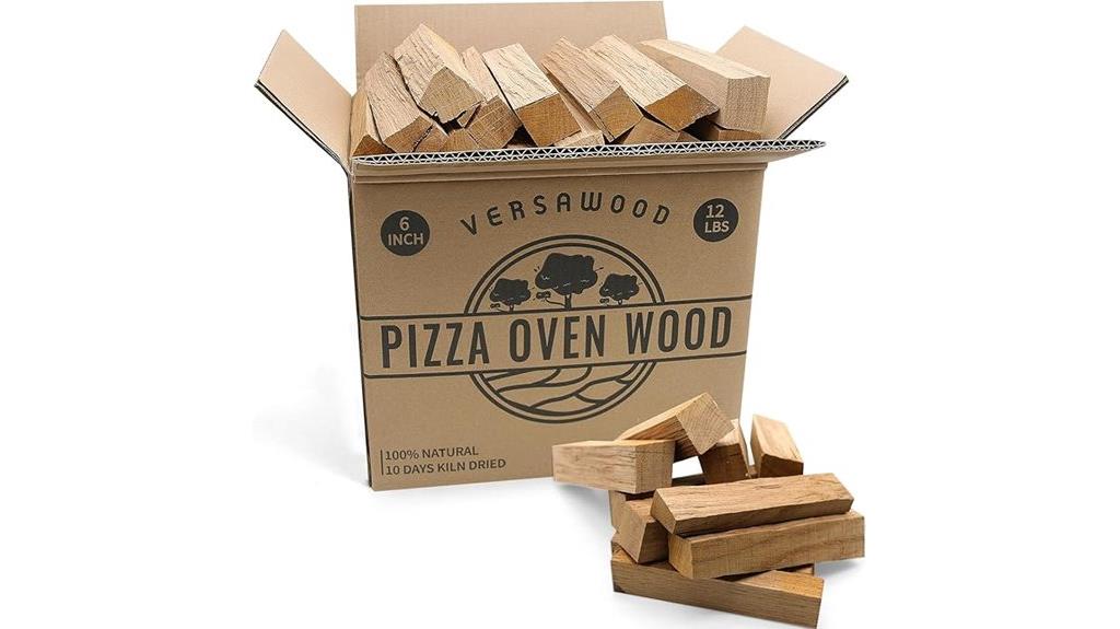 wood fired pizza oven fuel