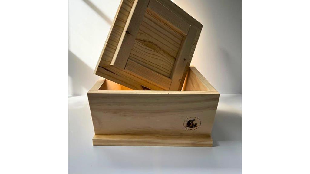 wooden neapolitan dough box