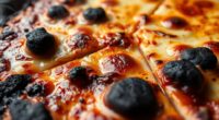 acrylamide risks in burnt pizza