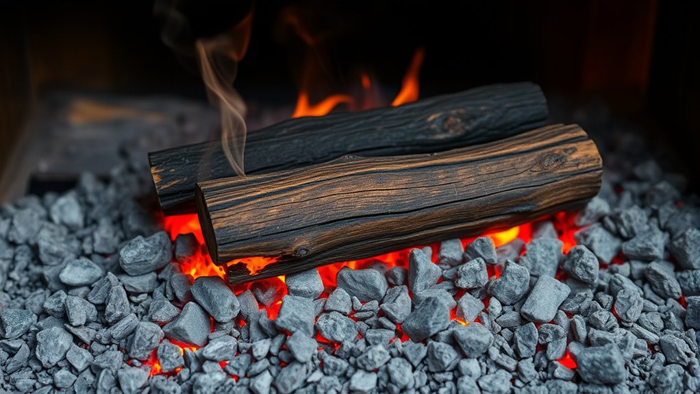 add wood when ash increases